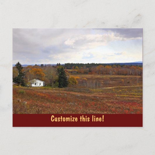 Landlandschap Briefkaart (Voorkant)