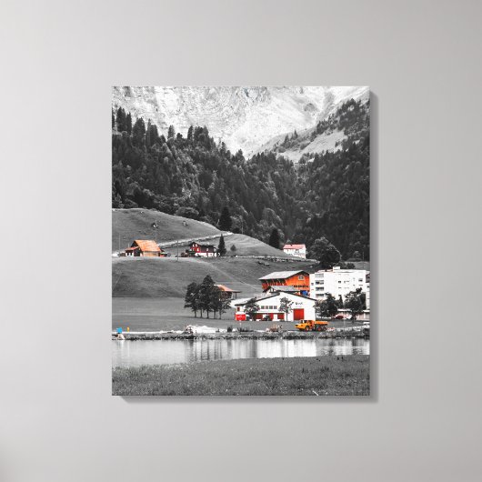 Landlandschap Canvas Afdruk (Voorkant)