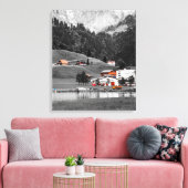 Landlandschap Canvas Afdruk (Insitu (Woonkamer))