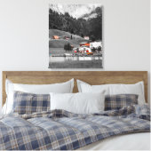 Landlandschap Canvas Afdruk (Insitu (Slaapkamer))