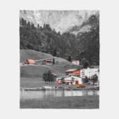 Landlandschap Fleece Deken (Voorkant)