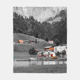 Landlandschap Fleece Deken