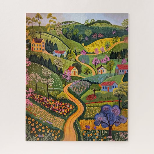 Landlandschap Legpuzzel (Verticaal)