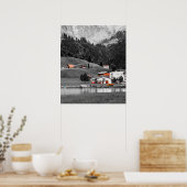 Landlandschap Poster (Keuken)