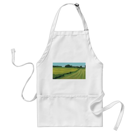 Landlandschap Standaard Schort (Voorkant)