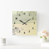 Landlandwandklok Vierkante Klok (Huis)