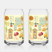 Landleven Italië Blikvorm Glas (Achterkant)