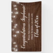Landlichten Gepersonaliseerd Afstuderen Banner Sig (Verticaal)