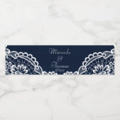 Landlogo en Denemarken Waterfles Etiket (Enkel label)