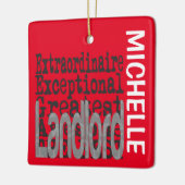 Landlord Extraordinaire CUSTOM Keramisch Ornament (Links)