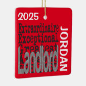 Landlord Extraordinaire CUSTOM Keramisch Ornament (Rechts)