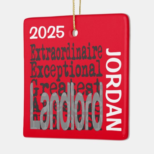 Landlord Extraordinaire CUSTOM Keramisch Ornament (Links)