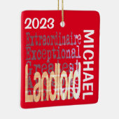 Landlord Extraordinaire CUSTOM Keramisch Ornament (Rechts)