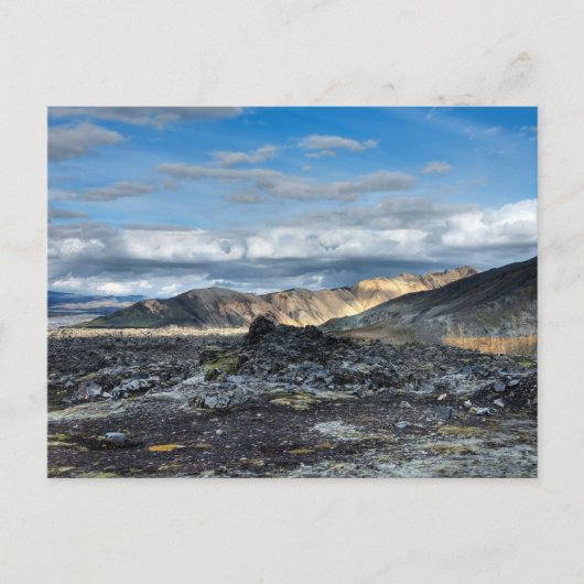 Landmannalaugar #1 briefkaart (Voorkant)