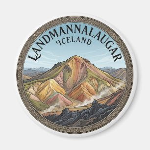 Landmannalaugar Brennisteinsalda Uitzichtpunt Hell Magneet