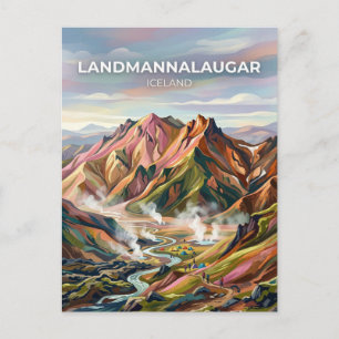 Landmannalaugar IJsland Briefkaart