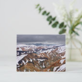 Landmannalaugar, IJsland Briefkaart (Staand voorkant)