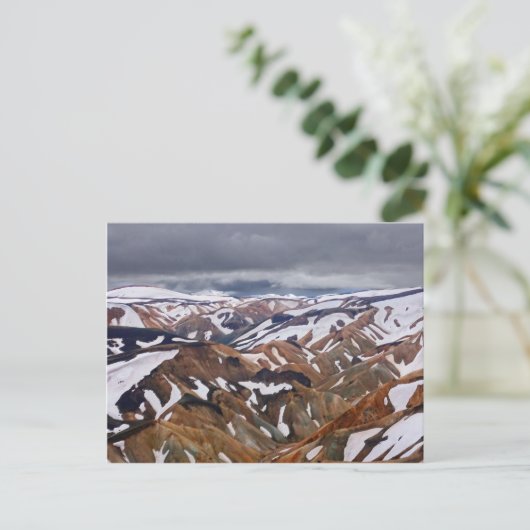 Landmannalaugar, IJsland Briefkaart (Staand voorkant)
