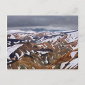 Landmannalaugar, IJsland Briefkaart (Voorkant)