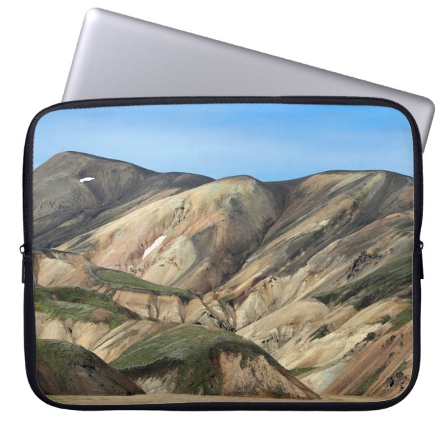 LANDMANNALAUGAR IN IJSLAND LAPTOP SLEEVE (Voorkant)