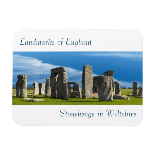 Landmark afbeelding van Engeland voor Photo-Magnet Magneet (Horizontaal)