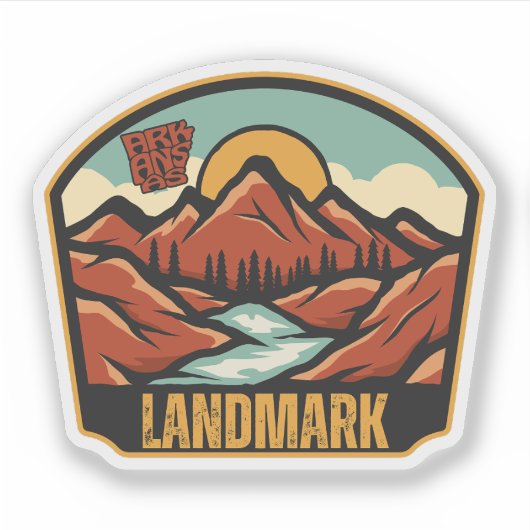 Landmark, Arkansas Sticker (Voorkant)