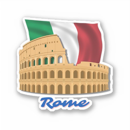 Landmark Rome Sticker (Voorkant)