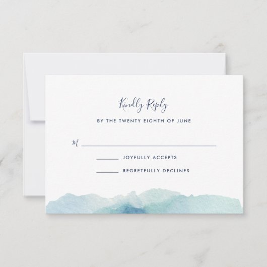 Landmark RSVP-kaart RSVP Kaartje (Voorkant)