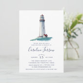 Landmark | Uitnodiging tot Baby shower (Staand voorkant)