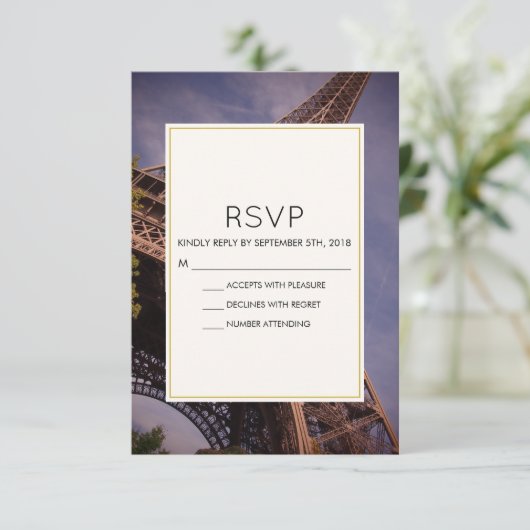 Landmark Wedding RSVP (Staand voorkant)