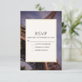 Landmark Wedding RSVP Kaartje (Staand voorkant)