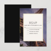 Landmark Wedding RSVP Kaartje (Voorkant / Achterkant)