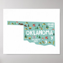 Landmarken van het pictogram Oklahoma
