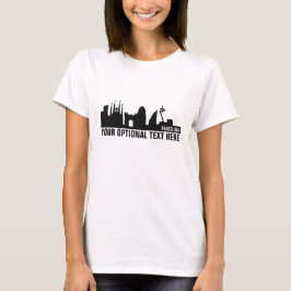 Landmarks Barcelona, aangepaste shirten en jassen T-shirt