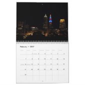 Landmarks Cleveland Ohio Calendar Kalender (Feb 2027)