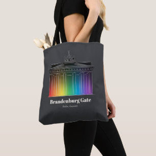 Landmarks in het licht Brandenburgpoort Tote Bag