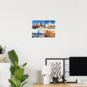 Landmarks van het sultanaat Oman Poster (Thuiskantoor)