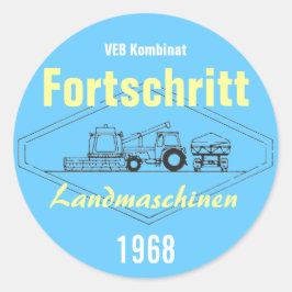 Landmaschinen DDR Ronde Sticker