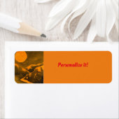 Landmeer 's nachts met jagers of oogstmaan etiket (Insitu)