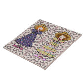 Landmeisjes Tegeltje (Zijkant)