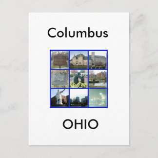 Landmerk Columbus, Ohio Briefkaart