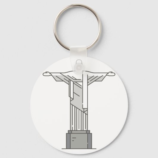 Landmerk RIO DE JANEIRO World Sleutelhanger (Voorkant)