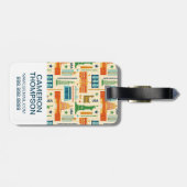 Landmerken van de Verenigde Staten van Amerika Bagagelabel (Achterkant horizontaal)