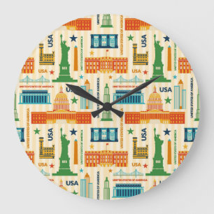 Landmerken van de Verenigde Staten van Amerika Grote Klok