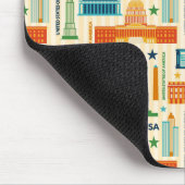 Landmerken van de Verenigde Staten van Amerika Muismat (Hoek)