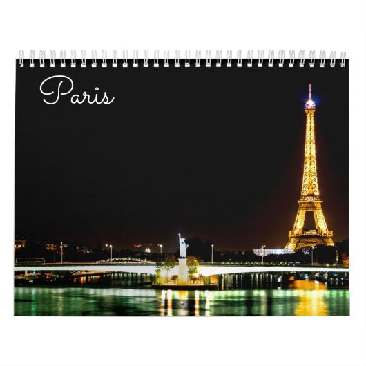 Landmerken van Parijs Kalender (Hoes)