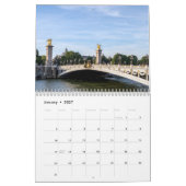 Landmerken van Parijs Kalender (Jan 2027)
