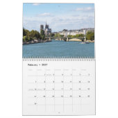 Landmerken van Parijs Kalender (Feb 2027)