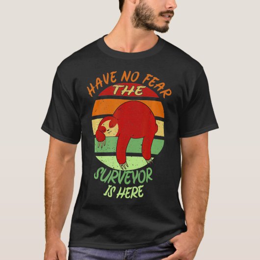 Landmeter geen angst t-shirt (Voorkant)
