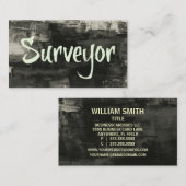 landmeter rustiek Visitekaartje (Voorkant / Achterkant)